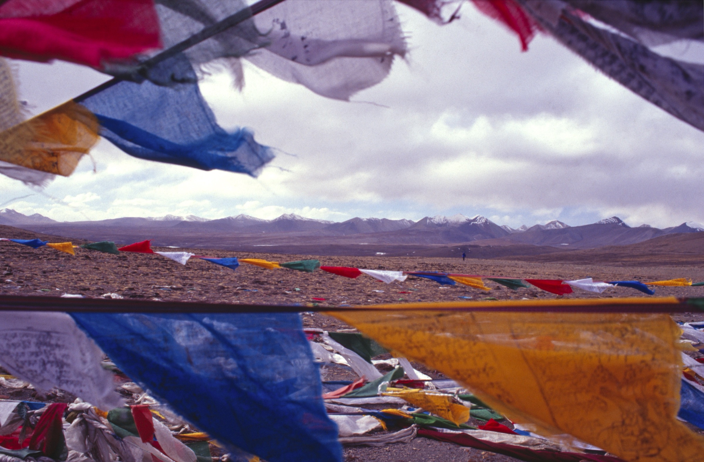 Mountain pass stupa