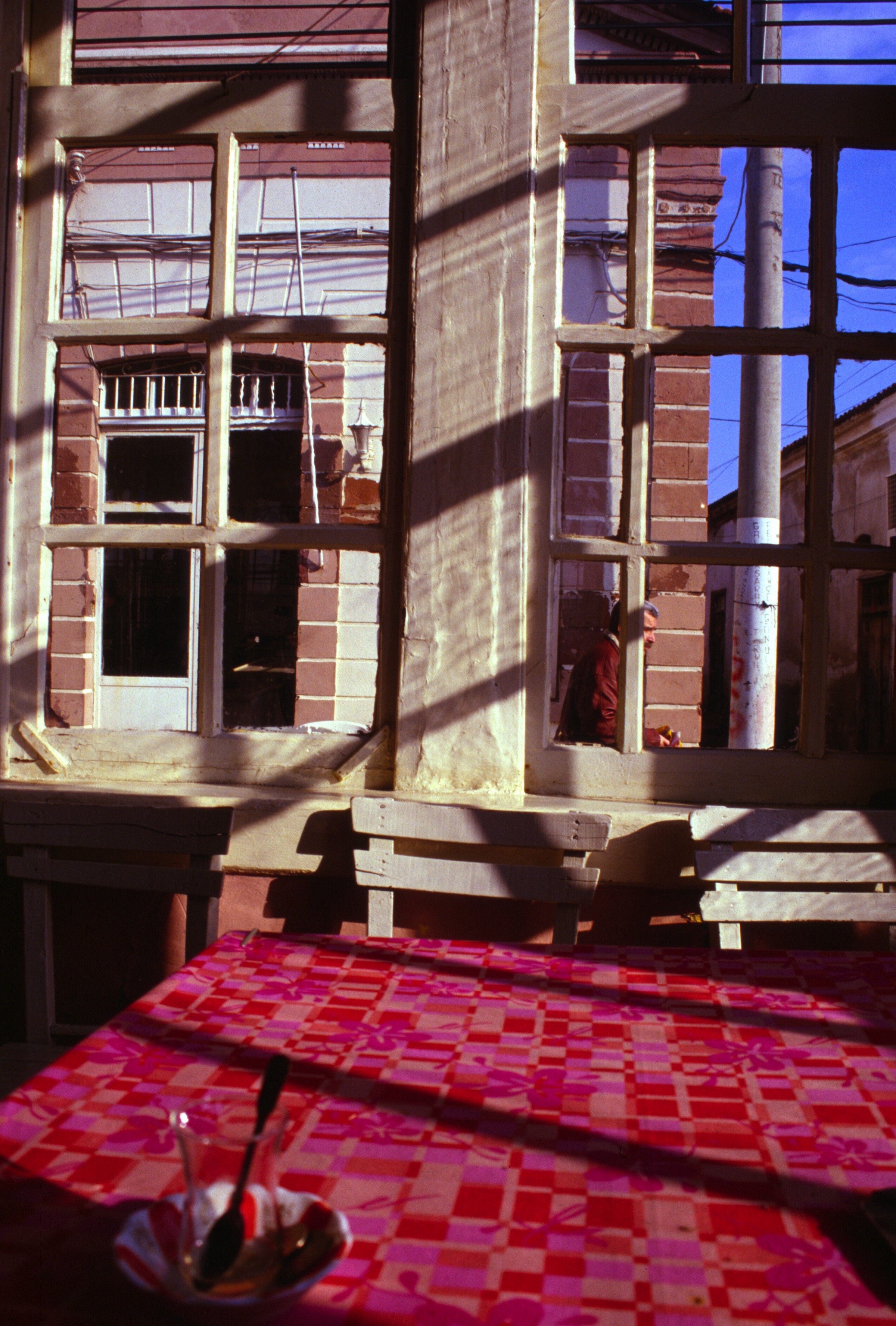 Cobblestone streets and stone houses of Cunda Island, Ayvalık