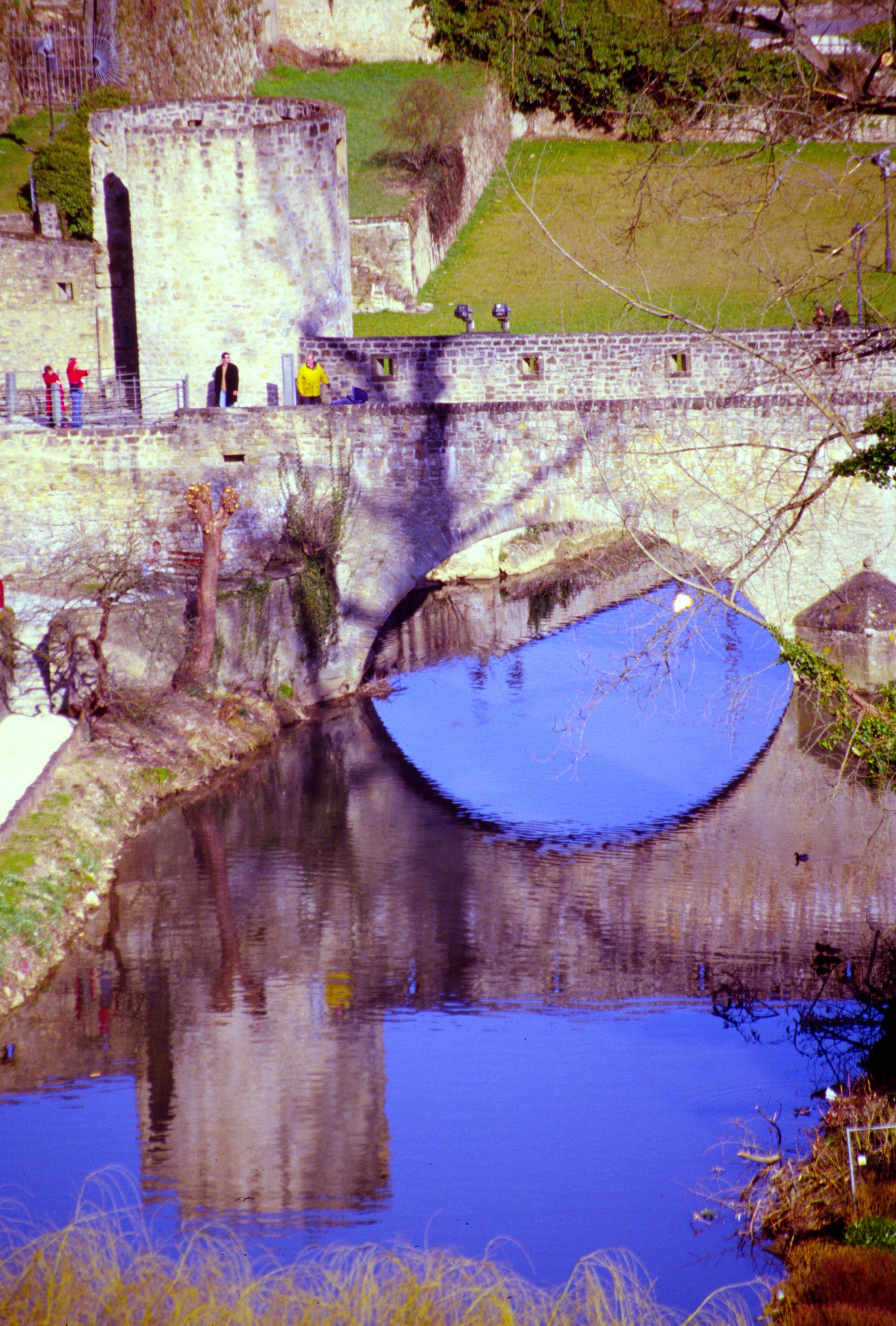 Historic fortifications and valley views in Luxembourg City