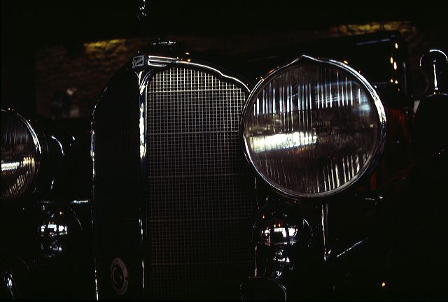 Classic car grille in Istanbul