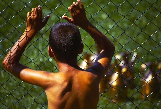 Young oil wrestler in concentration at Edirne