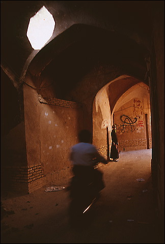 Geometric Islamic architectural patterns in Iran